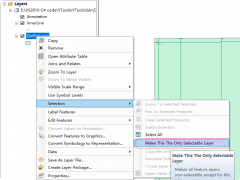 在ArcGIS中如何設(shè)置圖層的可選狀態(tài)？